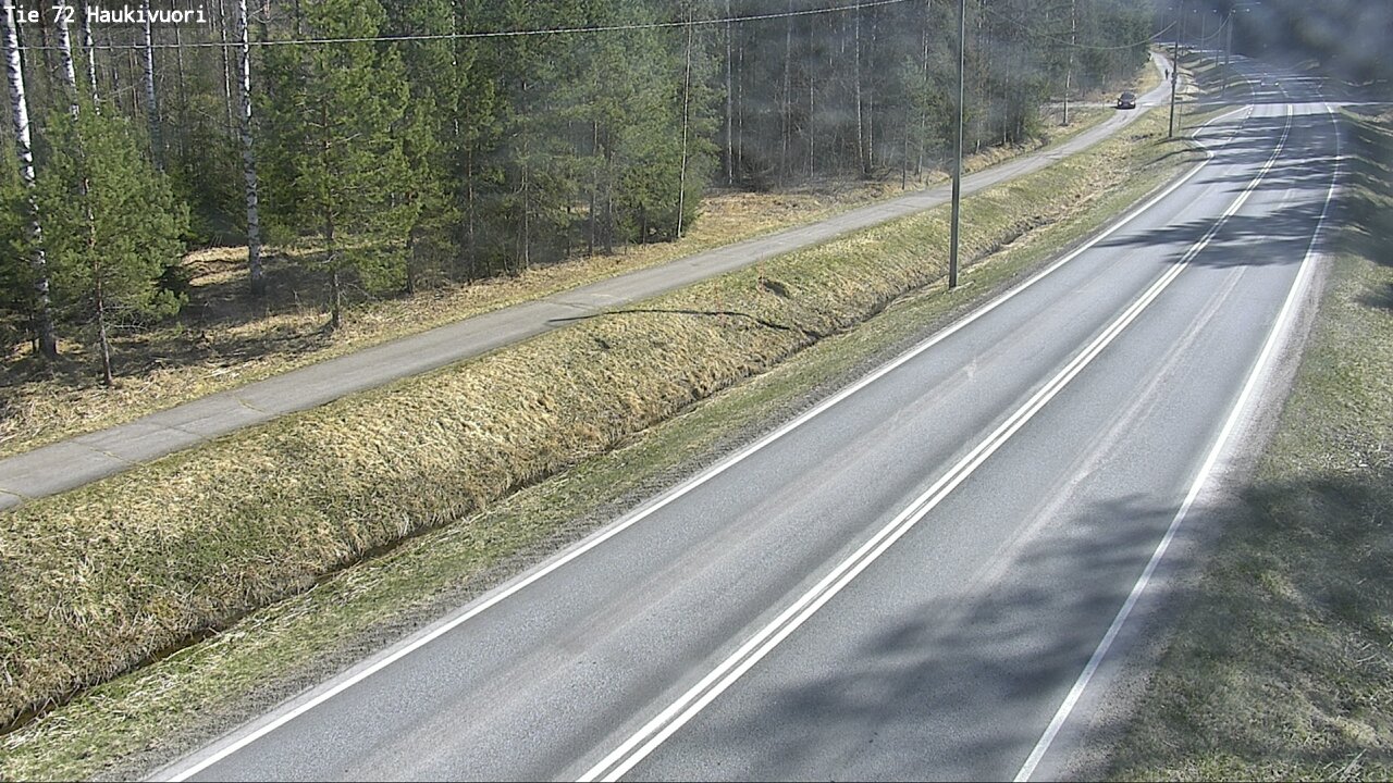 Weather Camera Image Väg 72 Haukivuori, Mikkeli, Etelä-Savo