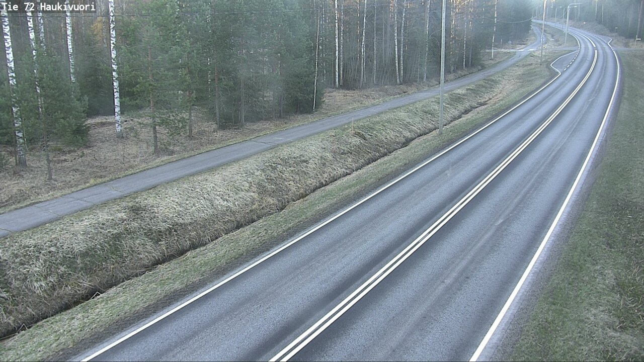 Weather Camera Image Väg 72 Haukivuori, Mikkeli, Etelä-Savo