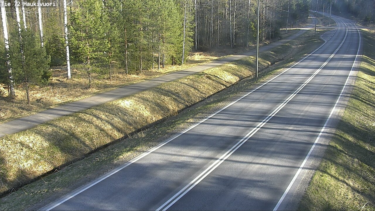 Weather Camera Image Väg 72 Haukivuori, Mikkeli, Etelä-Savo