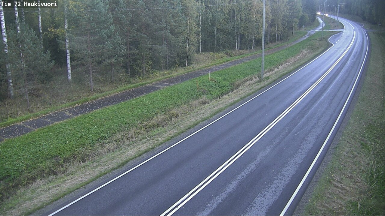 Weather Camera Image Road 72 Haukivuori, Mikkeli, Etelä-Savo