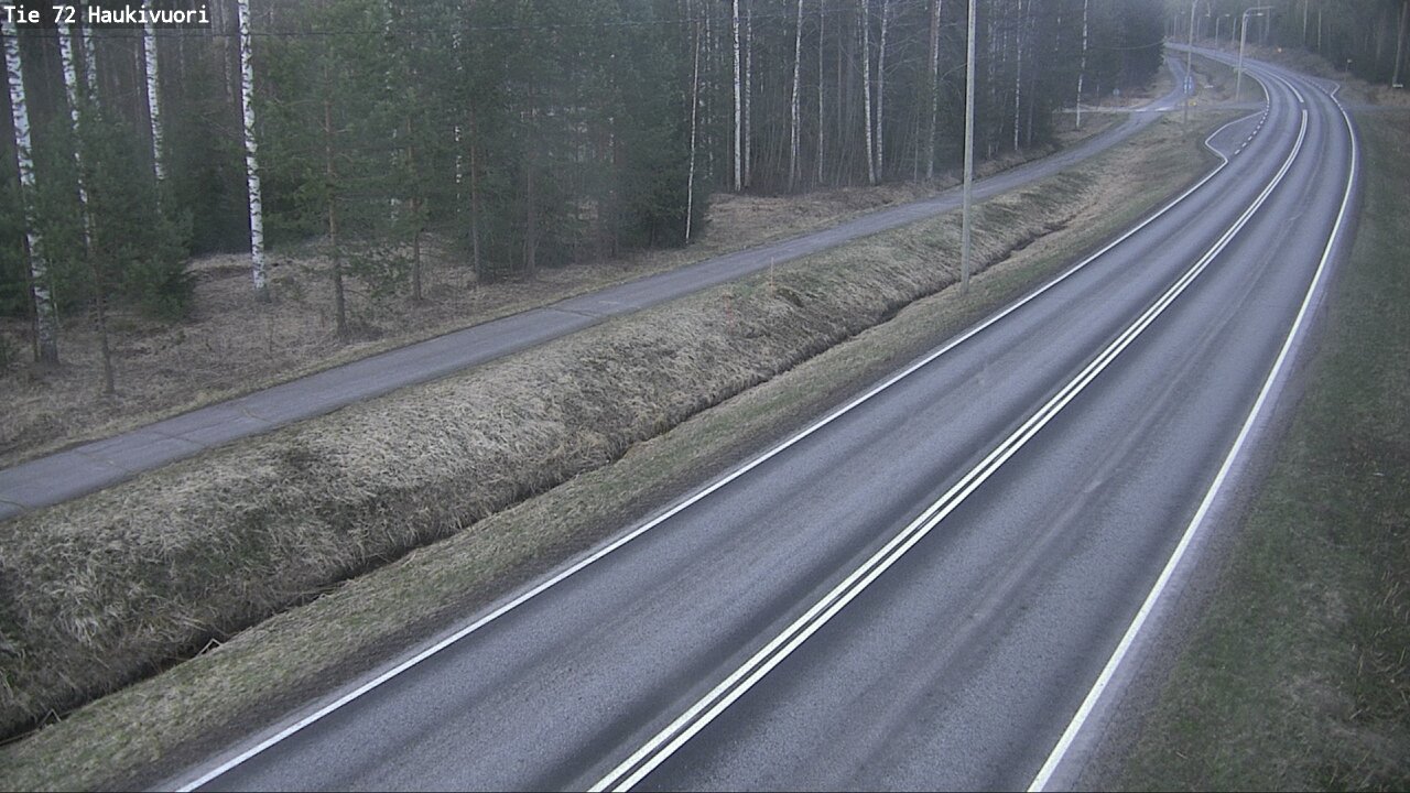 Weather Camera Image Väg 72 Haukivuori, Mikkeli, Etelä-Savo