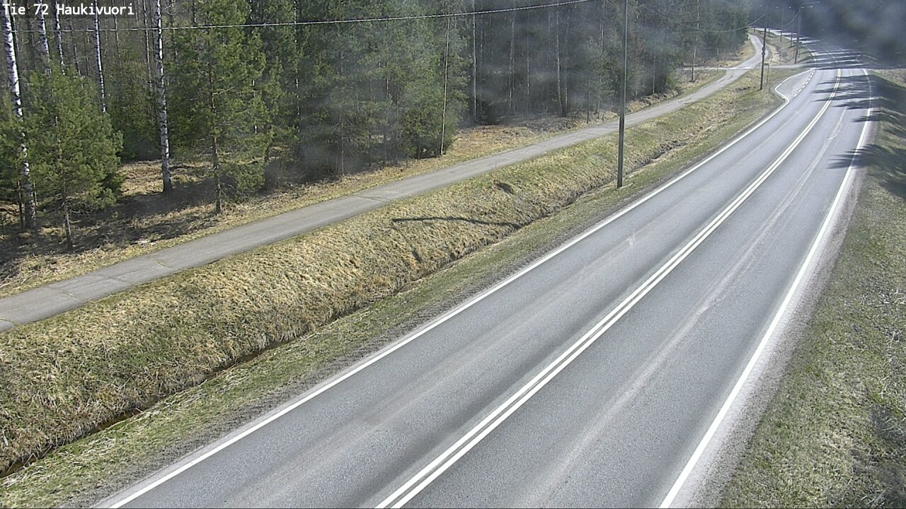Weather Camera Image Väg 72 Haukivuori, Mikkeli, Etelä-Savo