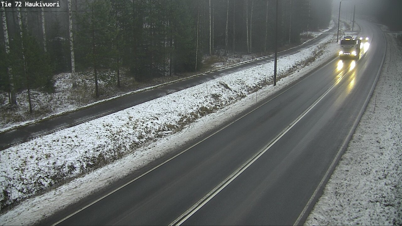 Weather Camera Image Väg 72 Haukivuori, Mikkeli, Etelä-Savo