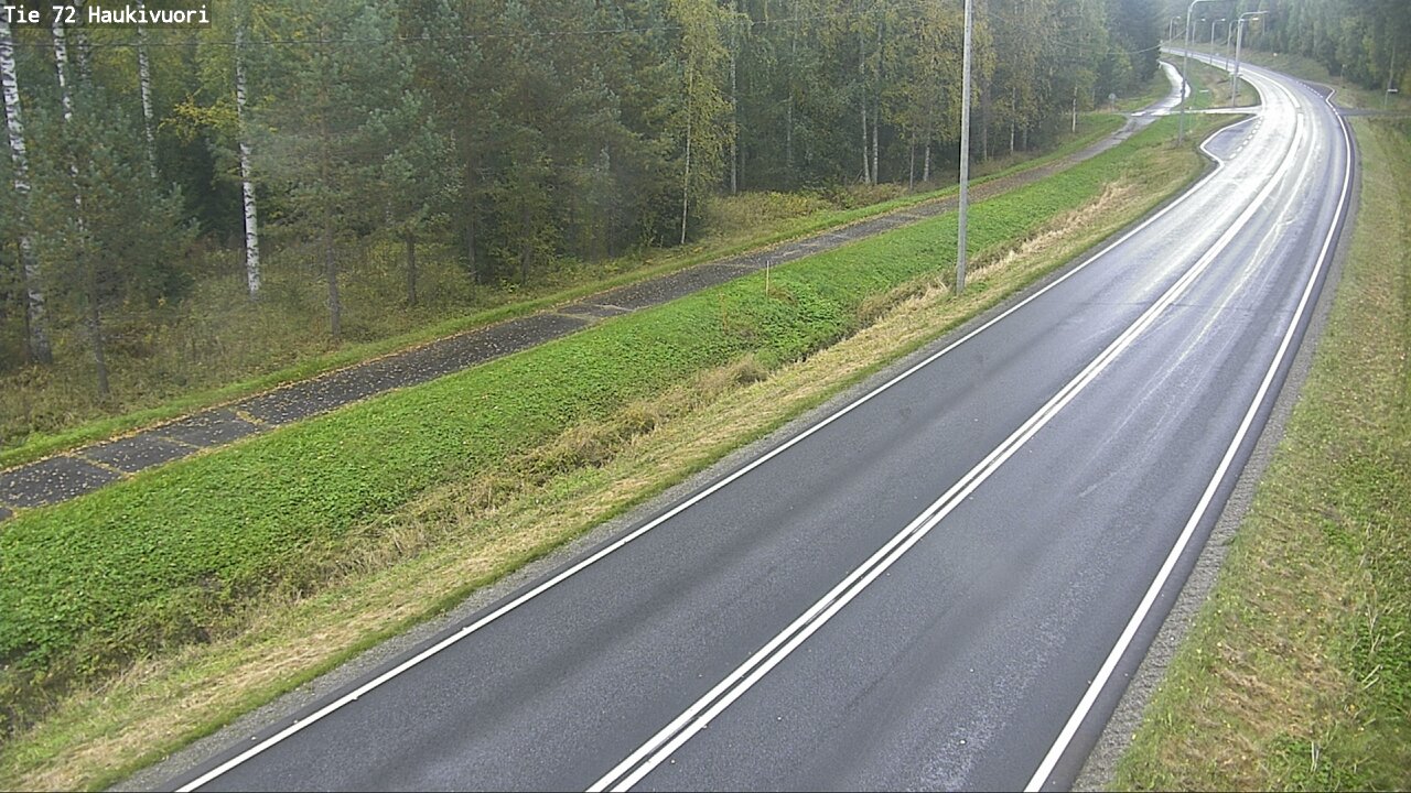 Weather Camera Image Road 72 Haukivuori, Mikkeli, Etelä-Savo