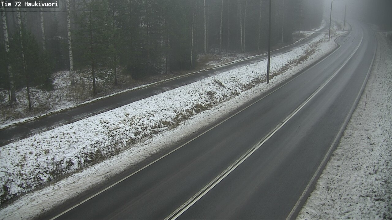 Weather Camera Image Väg 72 Haukivuori, Mikkeli, Etelä-Savo