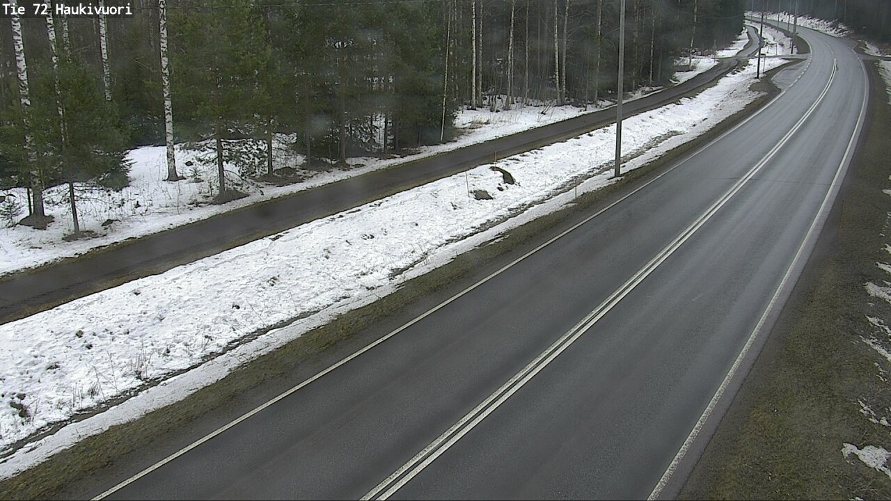 Weather Camera Image Väg 72 Haukivuori, Mikkeli, Etelä-Savo