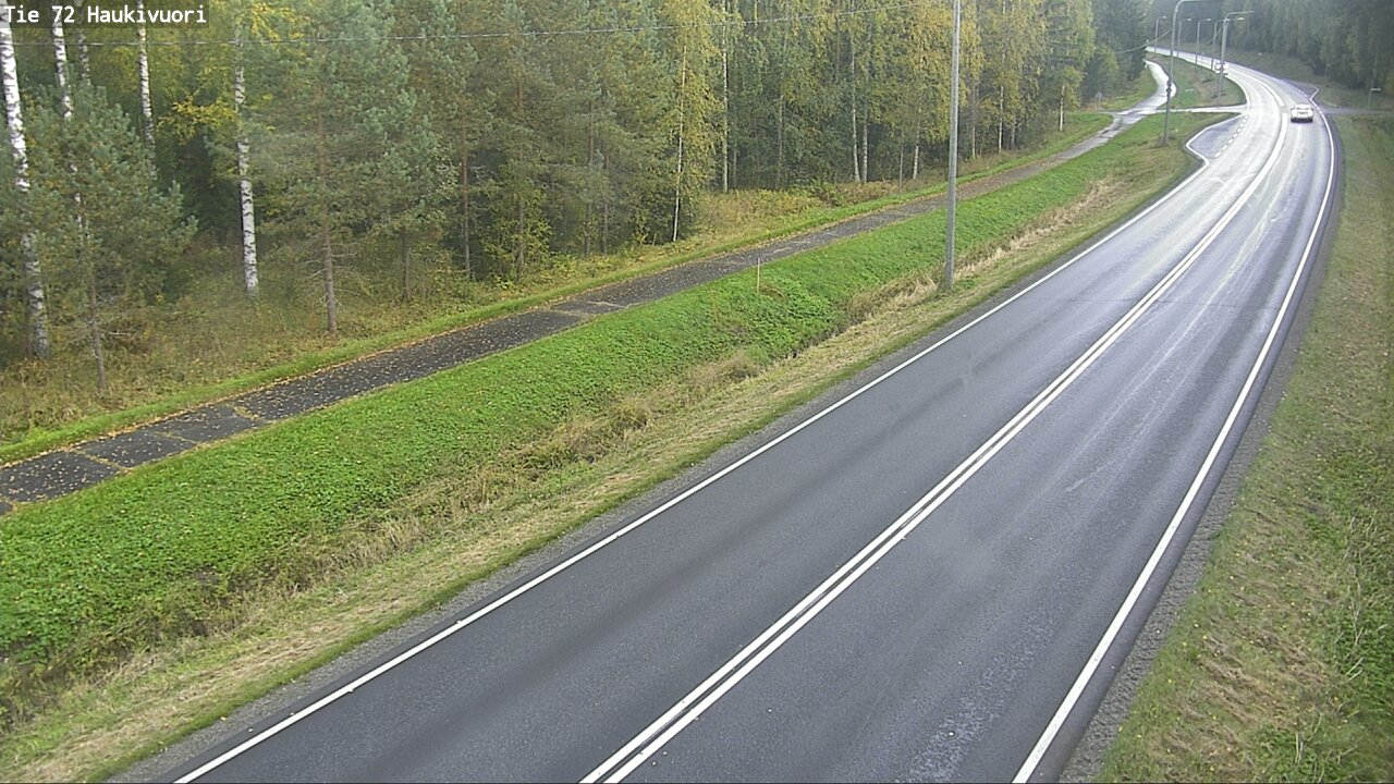 Weather Camera Image Road 72 Haukivuori, Mikkeli, Etelä-Savo