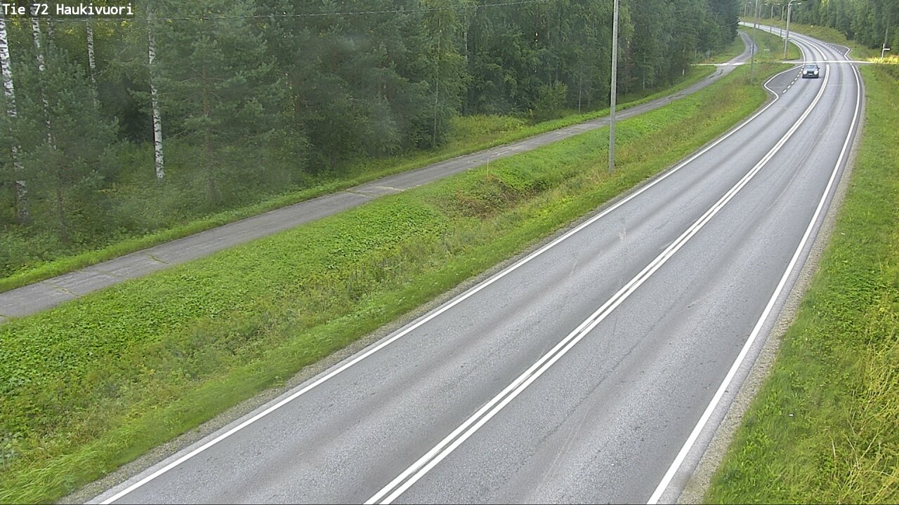 Weather Camera Image Väg 72 Haukivuori, Mikkeli, Etelä-Savo
