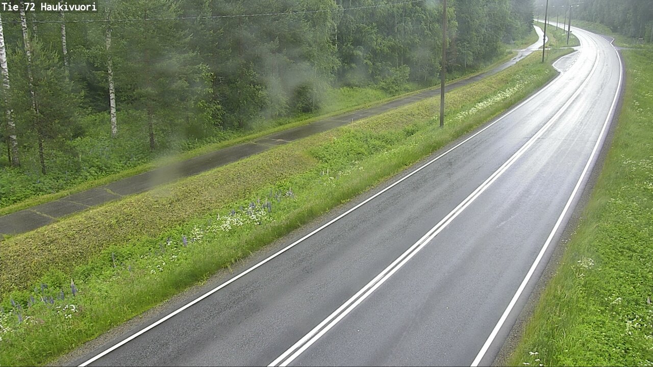 Weather Camera Image Road 72 Haukivuori, Mikkeli, Etelä-Savo