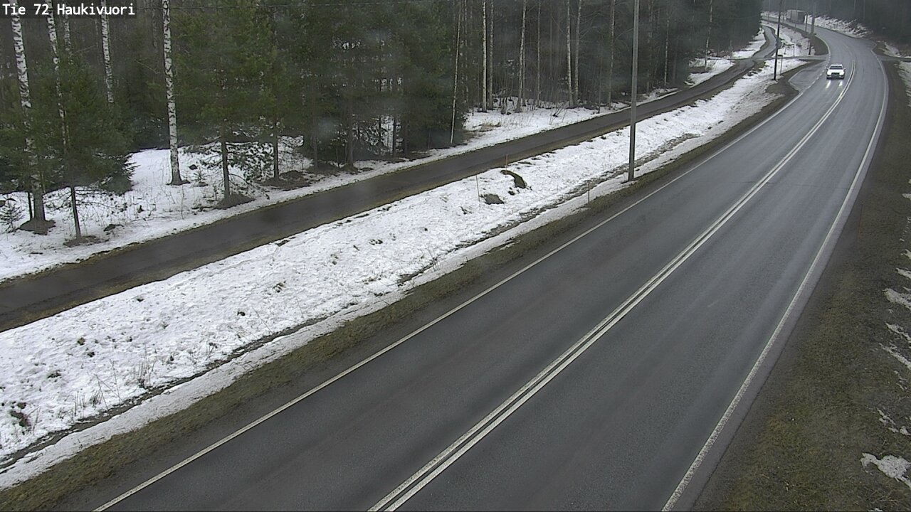 Weather Camera Image Väg 72 Haukivuori, Mikkeli, Etelä-Savo
