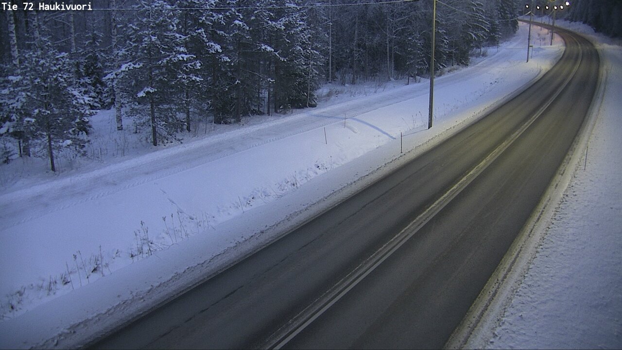 Weather Camera Image Väg 72 Haukivuori, Mikkeli, Etelä-Savo