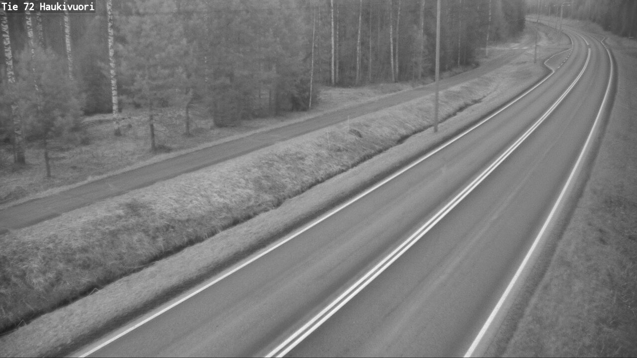 Weather Camera Image Road 72 Haukivuori, Mikkeli, Etelä-Savo