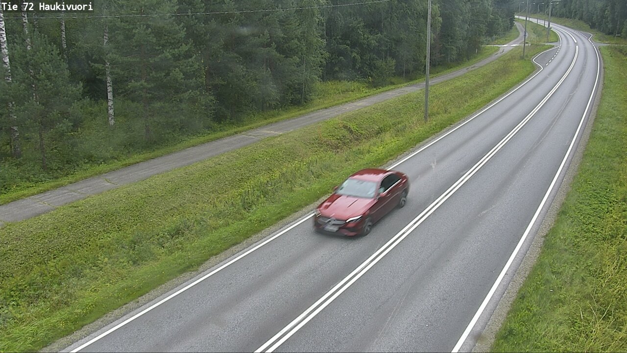 Weather Camera Image Road 72 Haukivuori, Mikkeli, Etelä-Savo