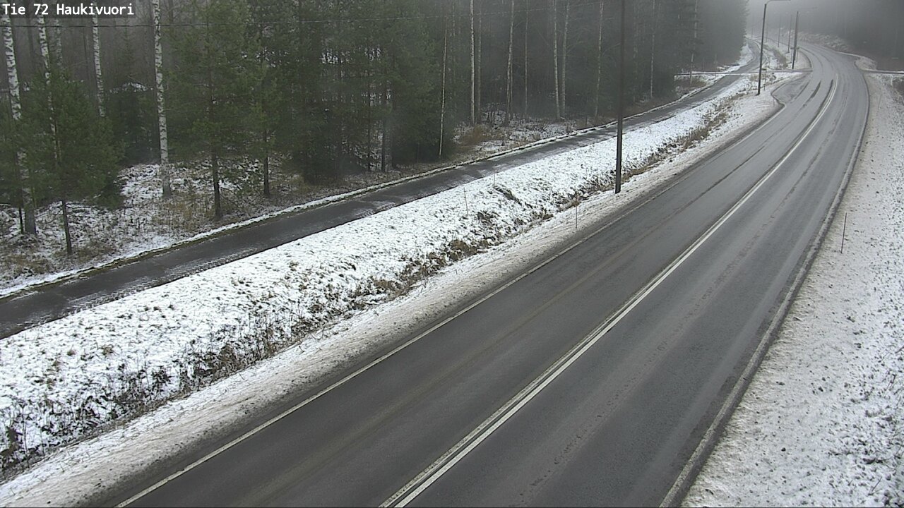 Weather Camera Image Väg 72 Haukivuori, Mikkeli, Etelä-Savo