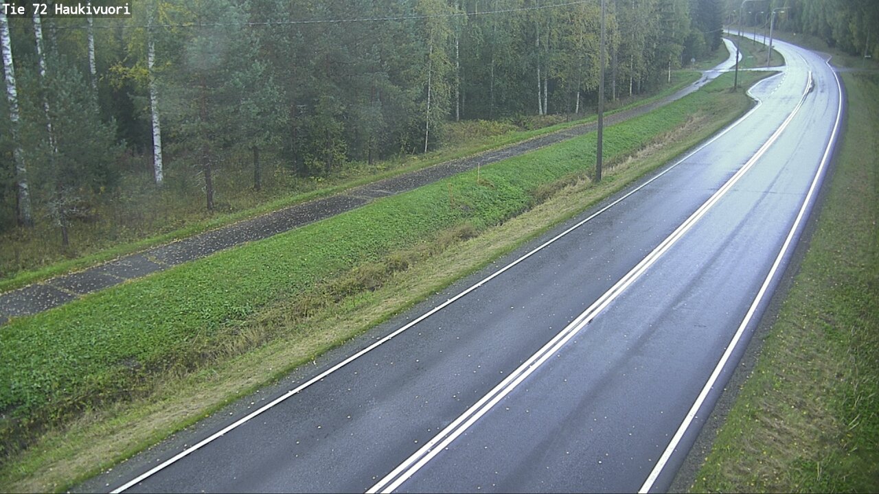 Weather Camera Image Road 72 Haukivuori, Mikkeli, Etelä-Savo