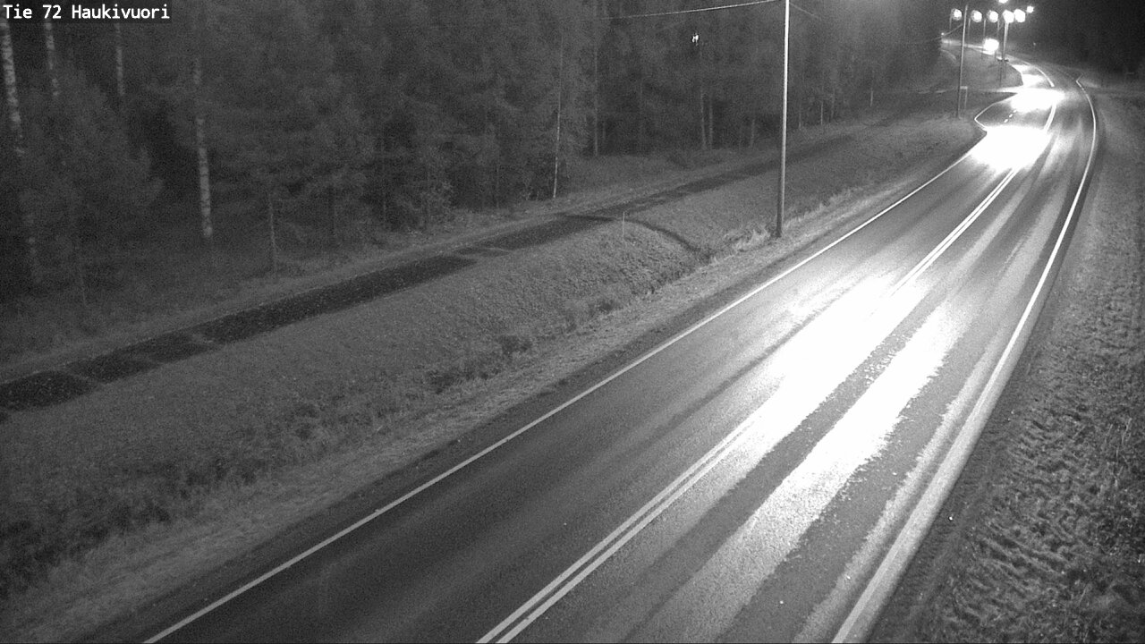 Weather Camera Image Road 72 Haukivuori, Mikkeli, Etelä-Savo