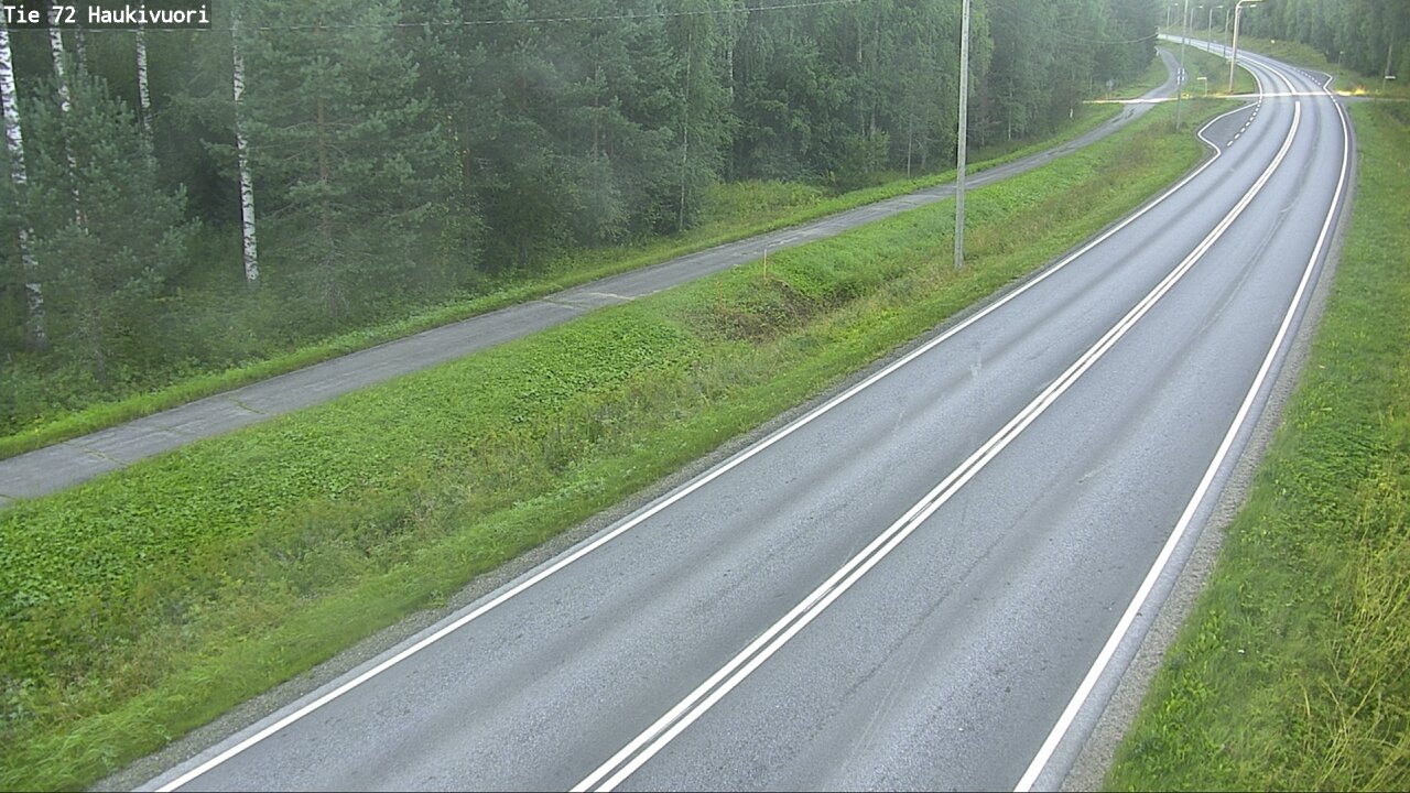 Weather Camera Image Väg 72 Haukivuori, Mikkeli, Etelä-Savo