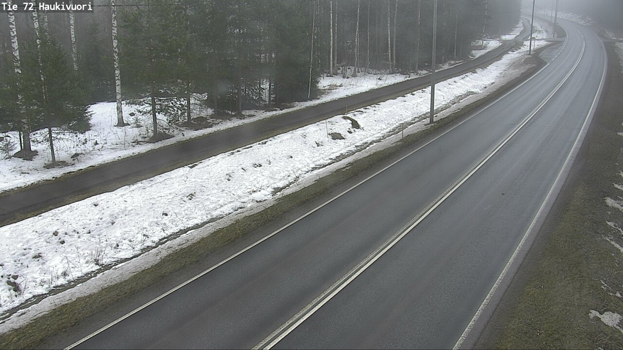 Weather Camera Image Road 72 Haukivuori, Mikkeli, Etelä-Savo