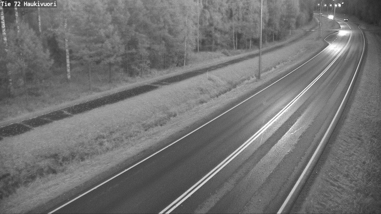 Weather Camera Image Road 72 Haukivuori, Mikkeli, Etelä-Savo