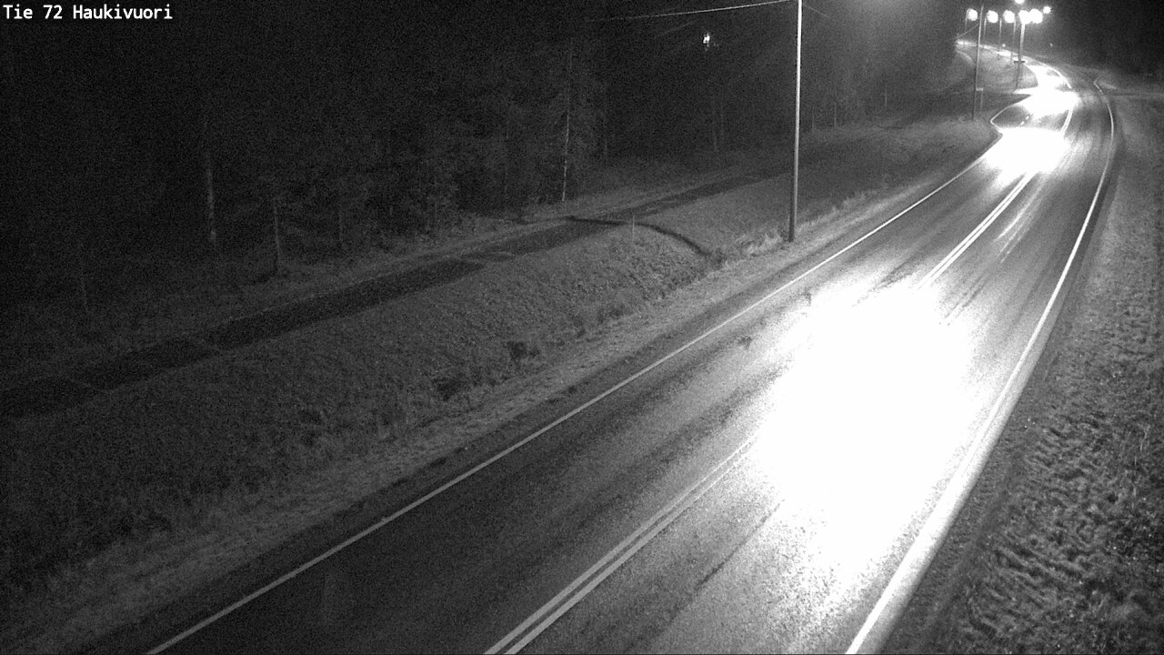 Weather Camera Image Road 72 Haukivuori, Mikkeli, Etelä-Savo