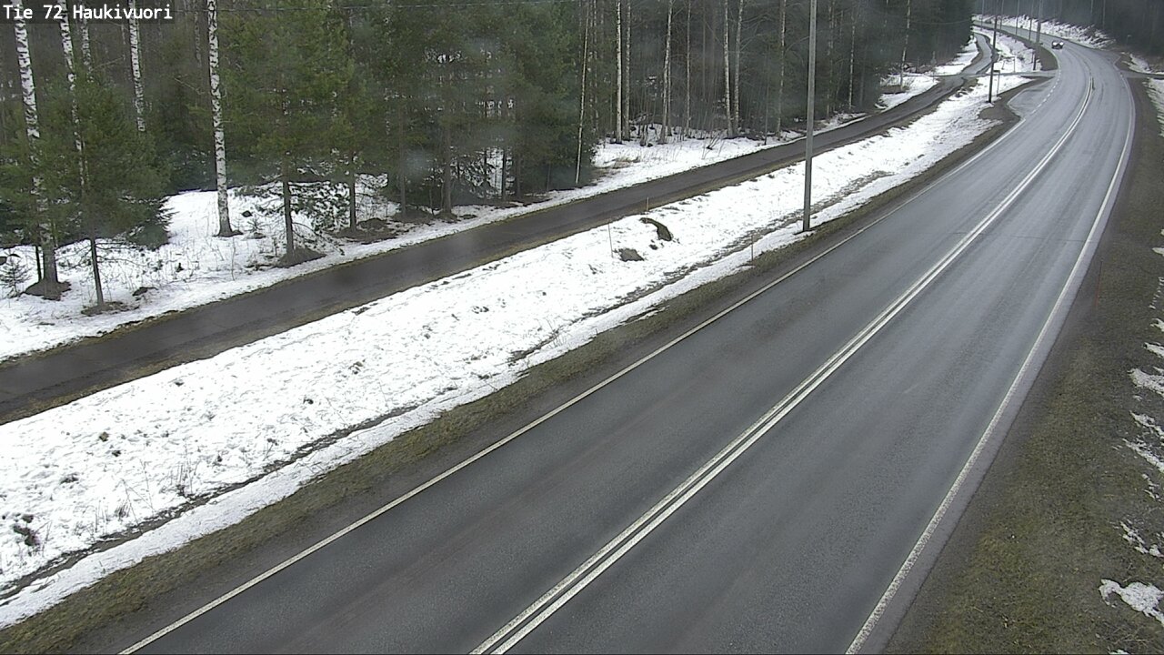 Weather Camera Image Väg 72 Haukivuori, Mikkeli, Etelä-Savo