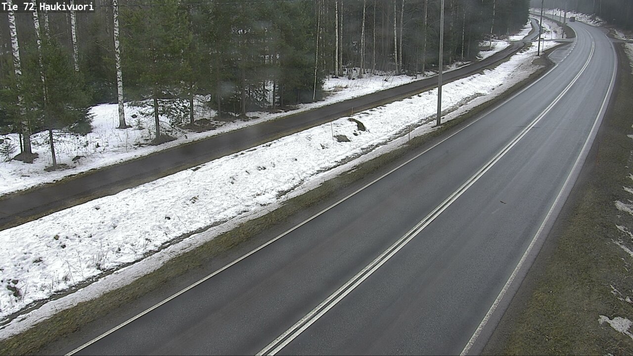 Weather Camera Image Väg 72 Haukivuori, Mikkeli, Etelä-Savo