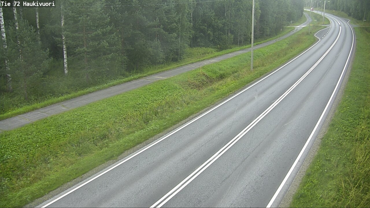 Weather Camera Image Väg 72 Haukivuori, Mikkeli, Etelä-Savo
