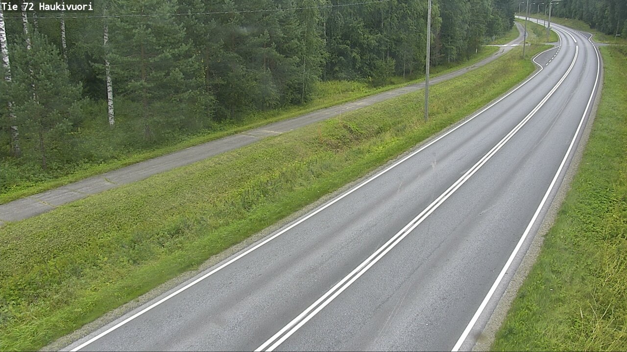Weather Camera Image Road 72 Haukivuori, Mikkeli, Etelä-Savo