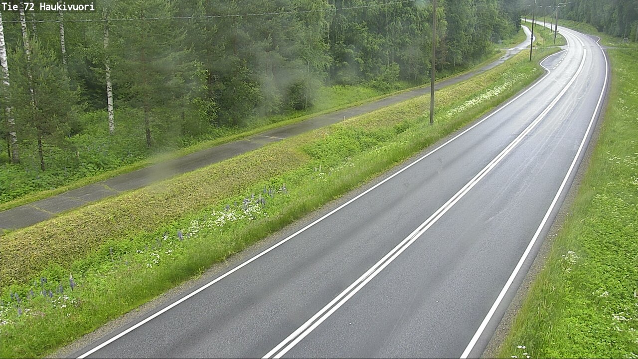Weather Camera Image Road 72 Haukivuori, Mikkeli, Etelä-Savo