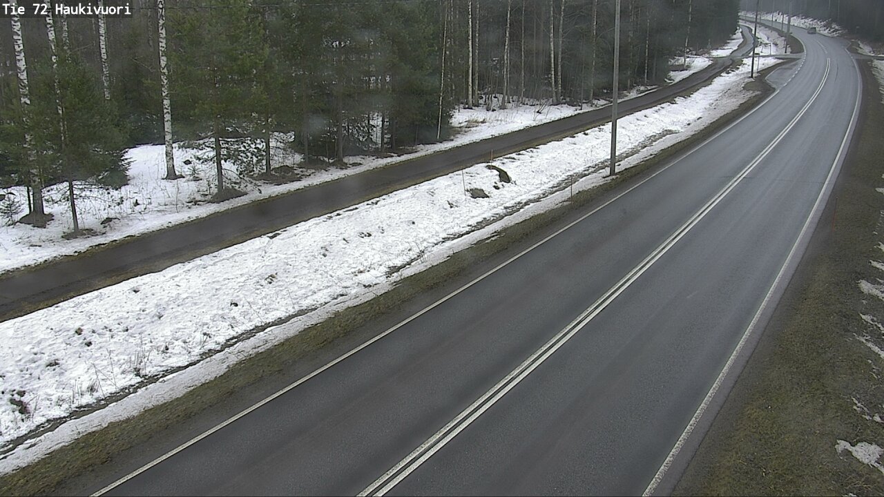 Weather Camera Image Väg 72 Haukivuori, Mikkeli, Etelä-Savo