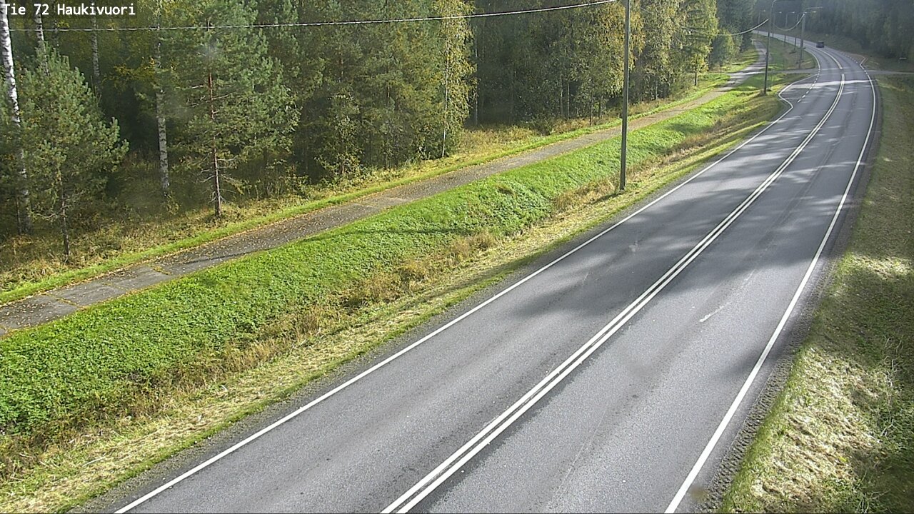 Weather Camera Image Road 72 Haukivuori, Mikkeli, Etelä-Savo