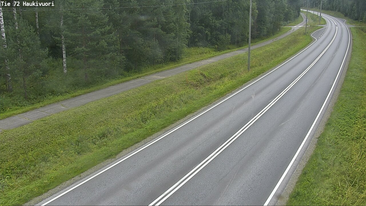Weather Camera Image Road 72 Haukivuori, Mikkeli, Etelä-Savo