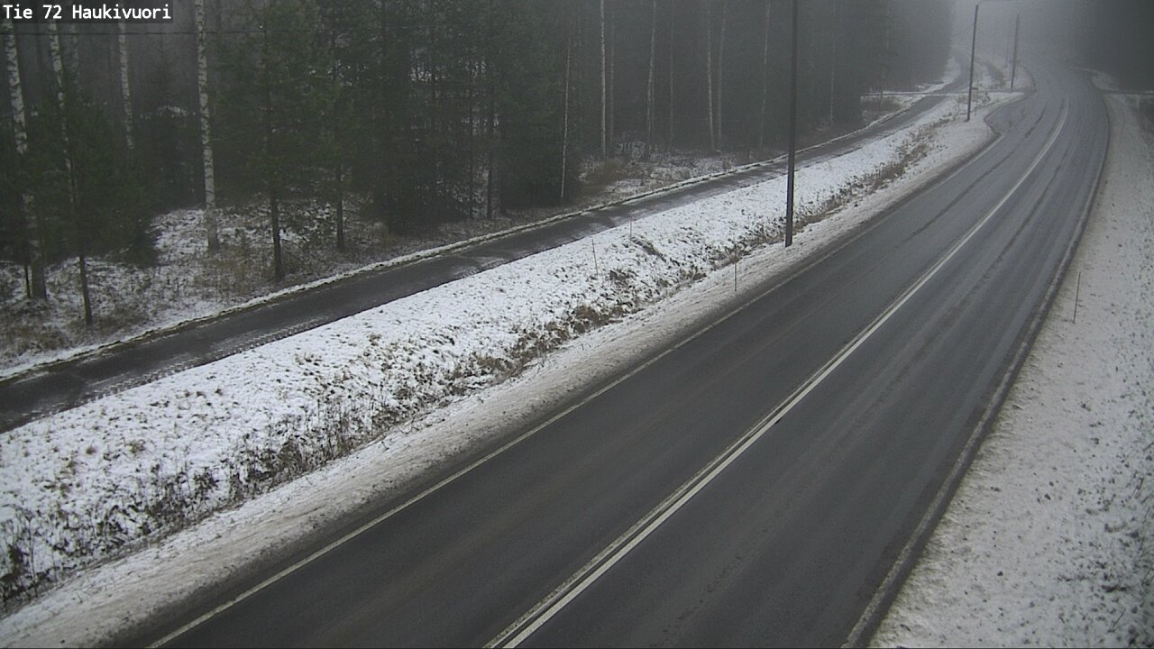 Weather Camera Image Väg 72 Haukivuori, Mikkeli, Etelä-Savo