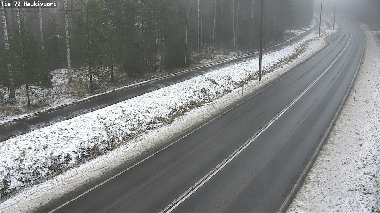 Weather Camera Image Väg 72 Haukivuori, Mikkeli, Etelä-Savo