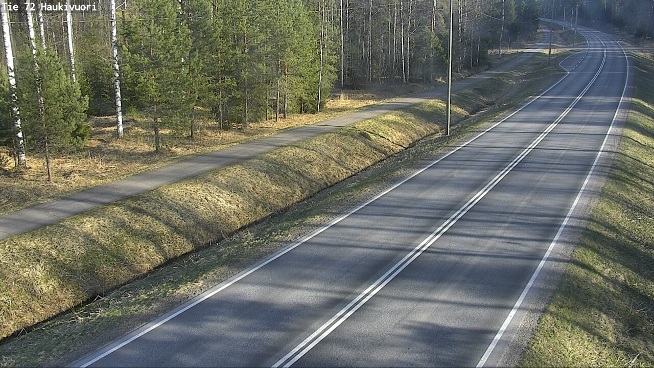 Weather Camera Image Väg 72 Haukivuori, Mikkeli, Etelä-Savo