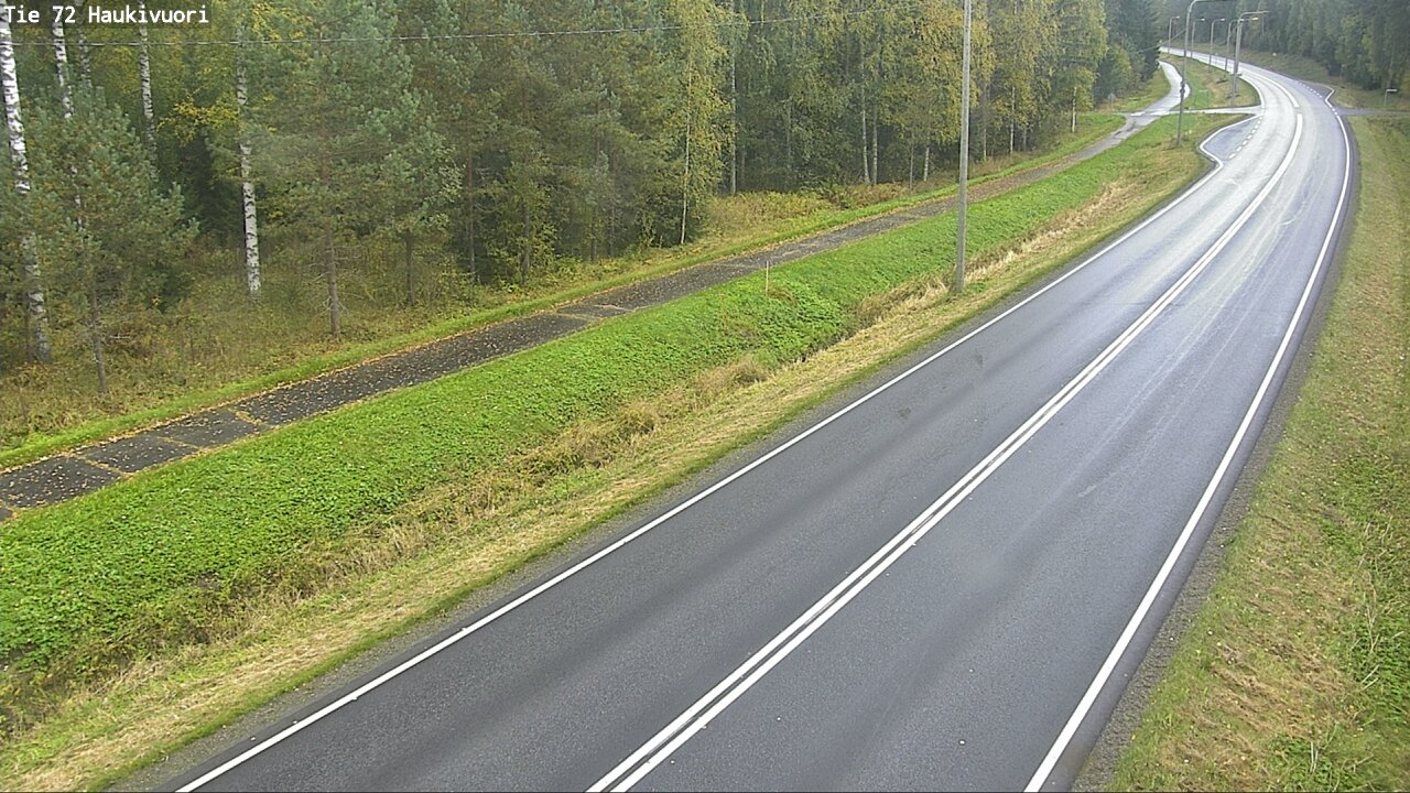 Weather Camera Image Road 72 Haukivuori, Mikkeli, Etelä-Savo