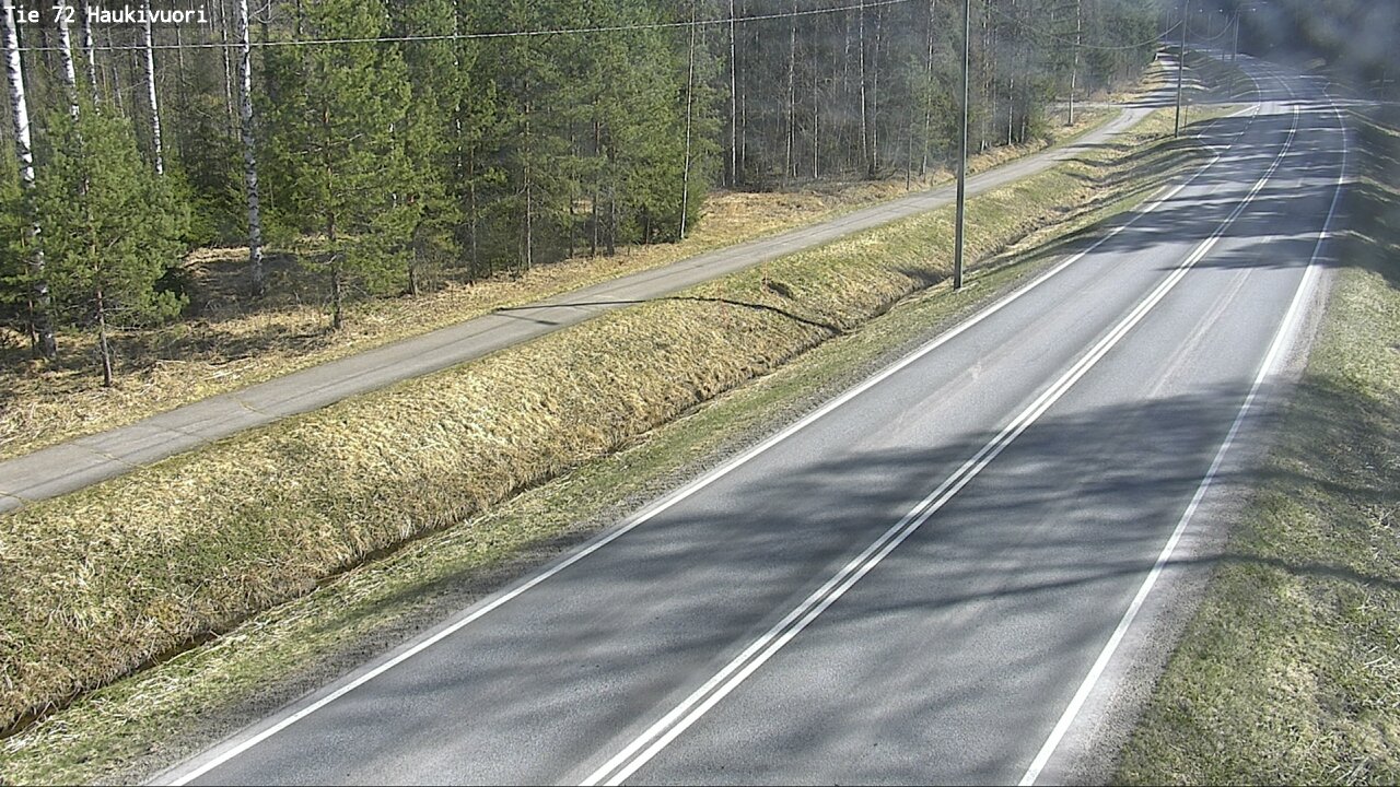 Weather Camera Image Väg 72 Haukivuori, Mikkeli, Etelä-Savo