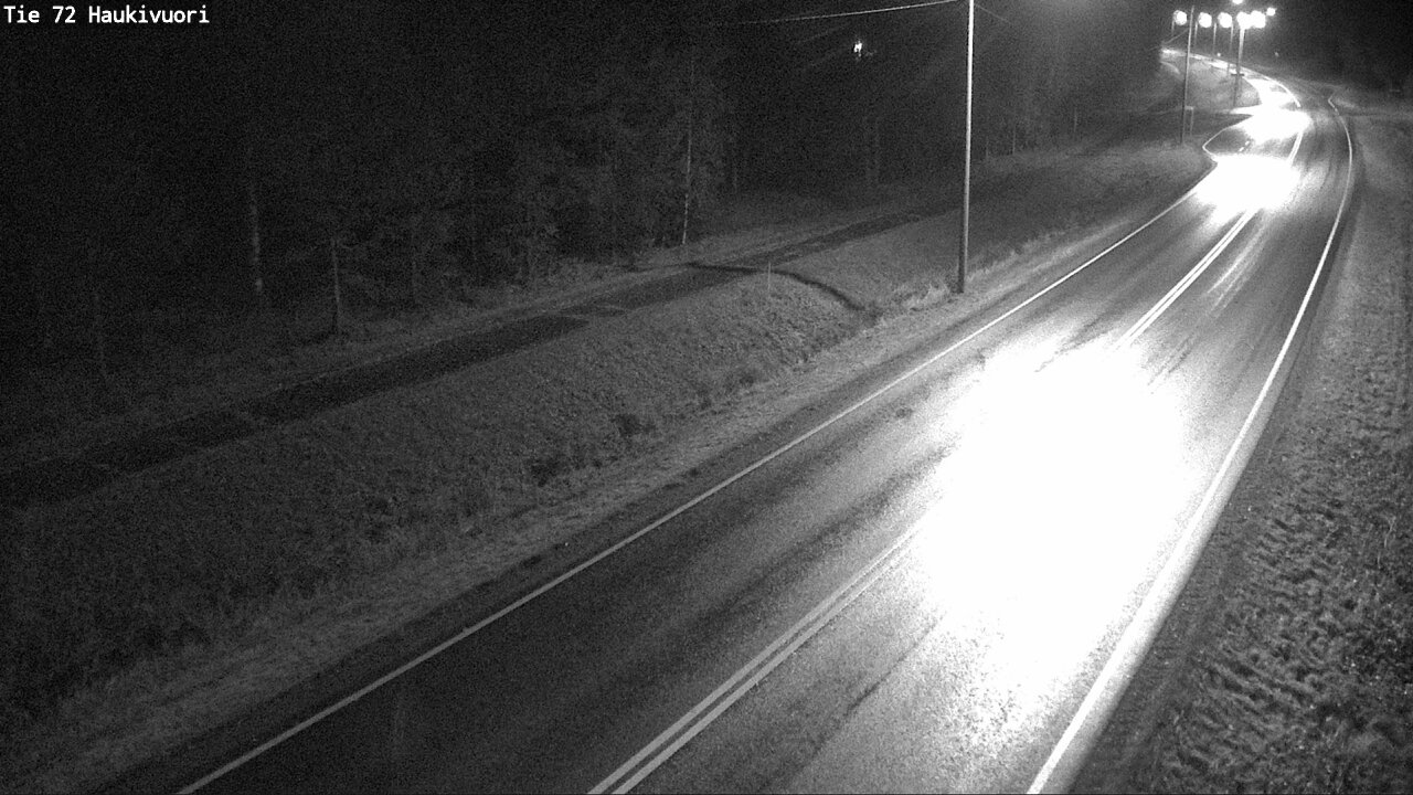 Weather Camera Image Road 72 Haukivuori, Mikkeli, Etelä-Savo