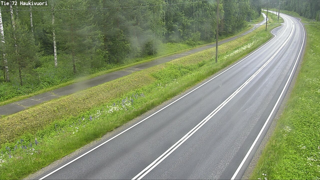 Weather Camera Image Väg 72 Haukivuori, Mikkeli, Etelä-Savo