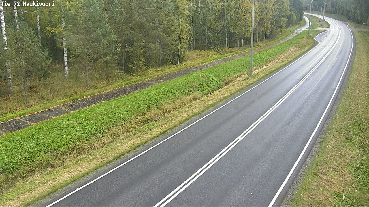Weather Camera Image Road 72 Haukivuori, Mikkeli, Etelä-Savo