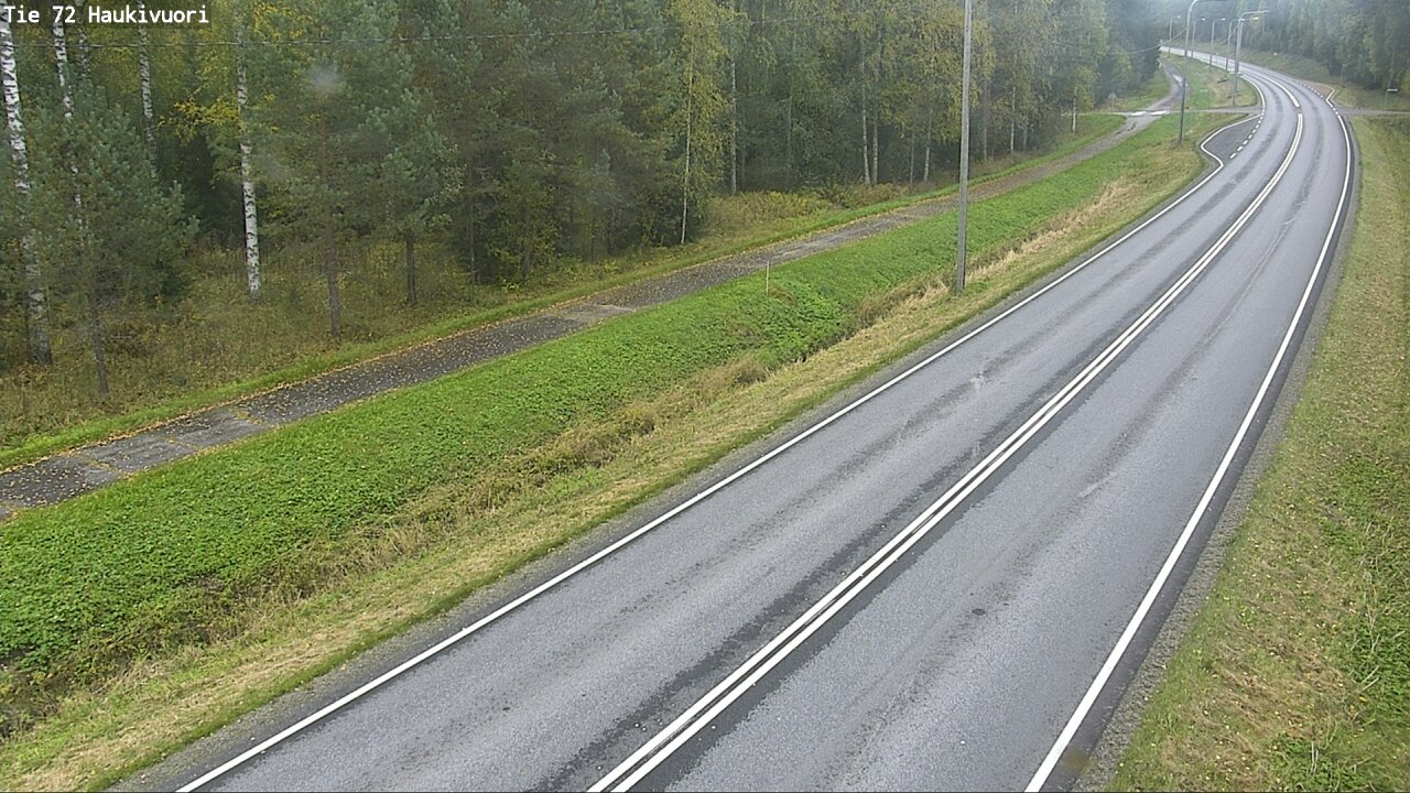 Weather Camera Image Road 72 Haukivuori, Mikkeli, Etelä-Savo