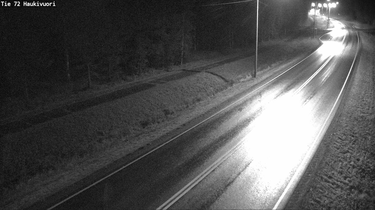 Weather Camera Image Road 72 Haukivuori, Mikkeli, Etelä-Savo
