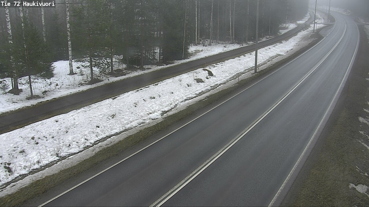 Weather Camera Image Road 72 Haukivuori, Mikkeli, Etelä-Savo