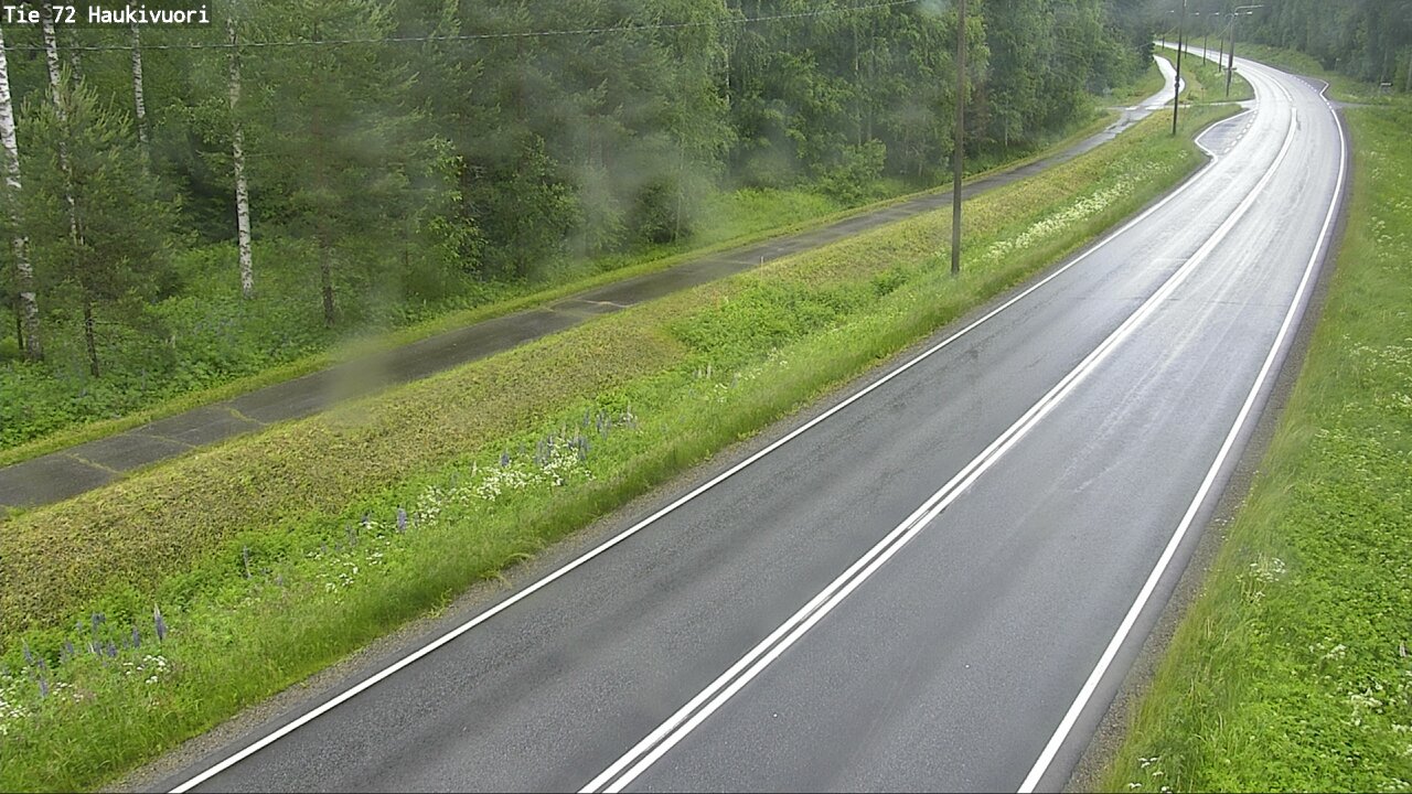 Weather Camera Image Road 72 Haukivuori, Mikkeli, Etelä-Savo