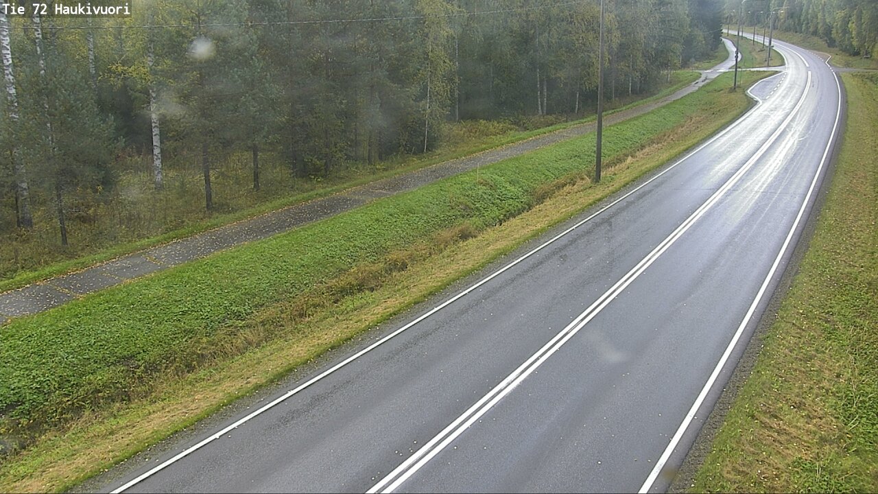 Weather Camera Image Road 72 Haukivuori, Mikkeli, Etelä-Savo