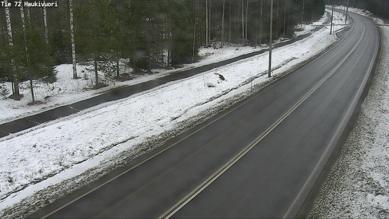 Weather Camera Image Road 72 Haukivuori, Mikkeli, Etelä-Savo