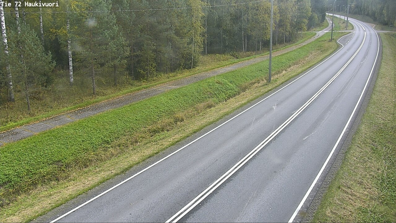 Weather Camera Image Road 72 Haukivuori, Mikkeli, Etelä-Savo