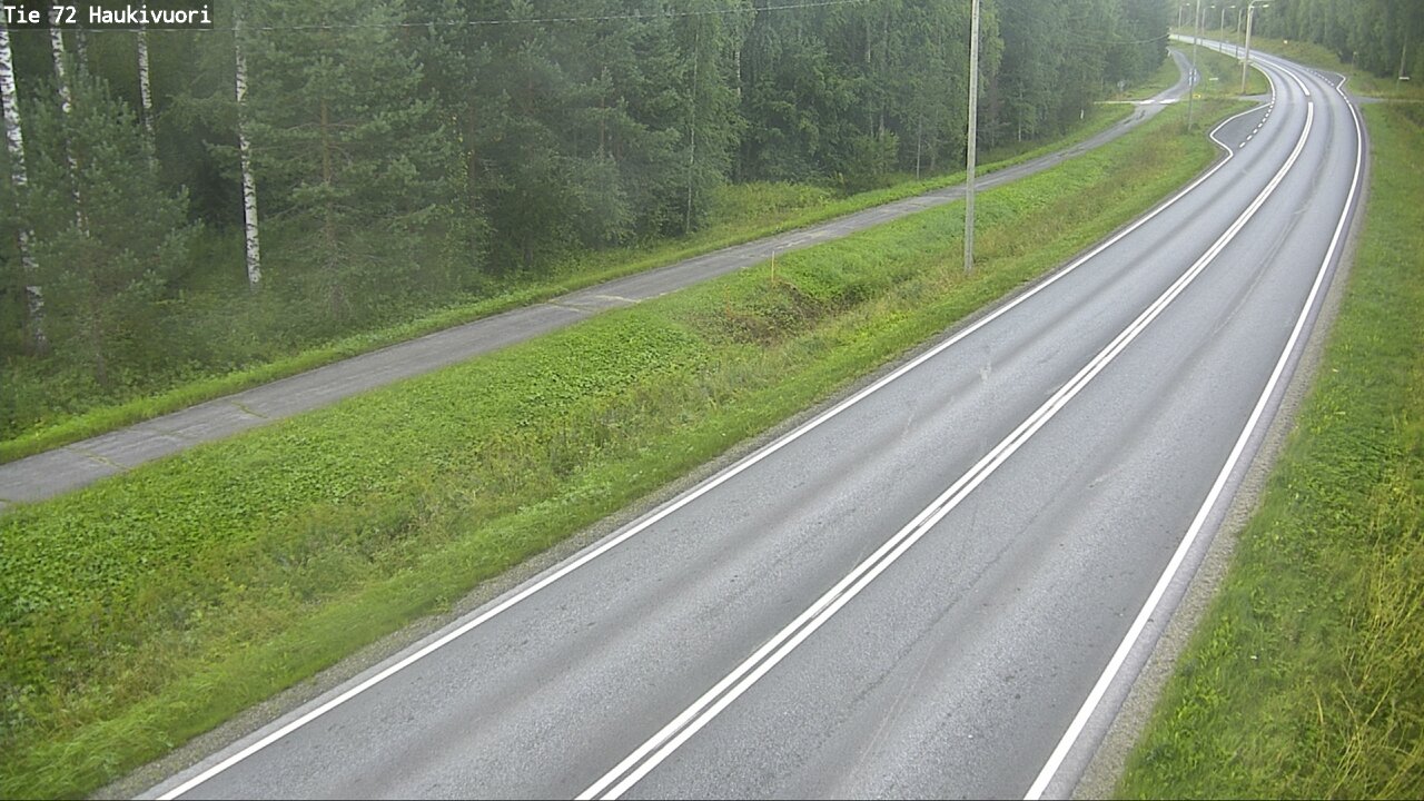 Weather Camera Image Väg 72 Haukivuori, Mikkeli, Etelä-Savo