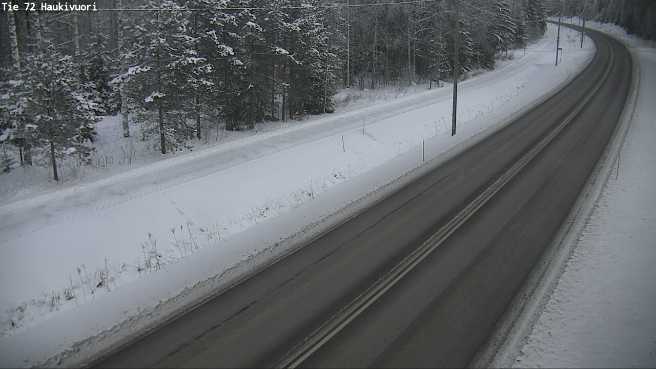 Weather Camera Image Väg 72 Haukivuori, Mikkeli, Etelä-Savo