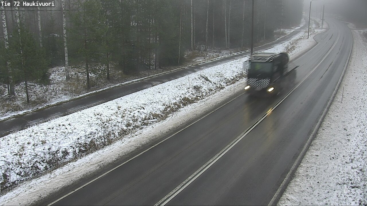 Weather Camera Image Väg 72 Haukivuori, Mikkeli, Etelä-Savo